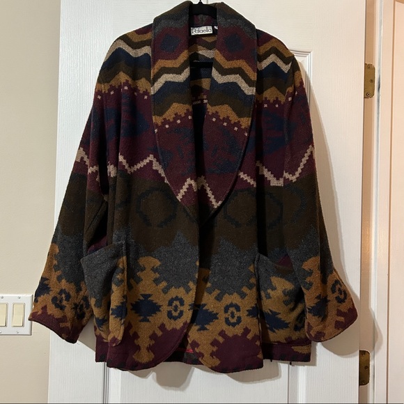 Vintage Aztec SouthWestern Coat - Picture 2 of 9